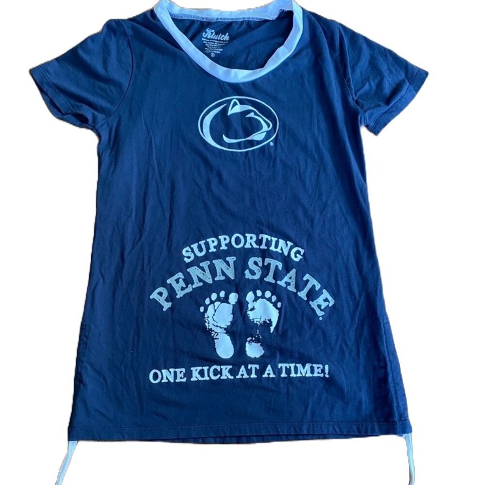 Penn State University Klutch Materinty Tee Shirt, Small